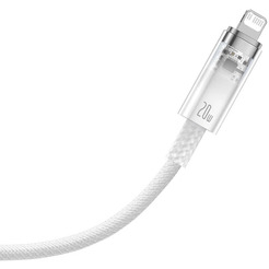 Кабель Baseus Explorer Series Fast Charging Cable with Smart Temperature Control 20W USB Type-C - Lightning (2 м, белый)