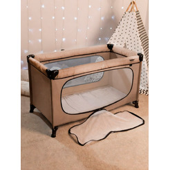 Кровать-манеж Martin Noir Favor (Eridan Вrown)