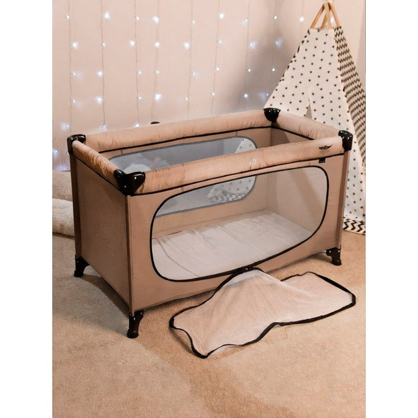 Кровать-манеж Martin Noir Favor (Eridan Вrown)