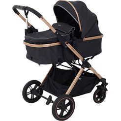Универсальная коляска MOWbaby Jasper MB022 (3 в 1, черный)