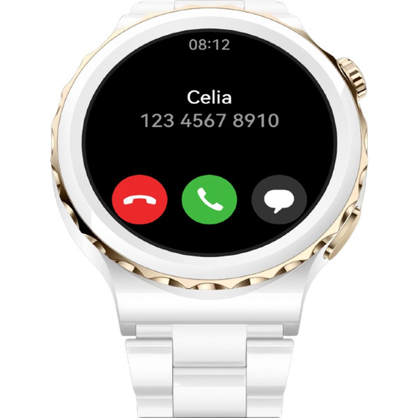 Умные часы Huawei Watch GT 3 Pro Ceramic 43 мм (FRG-B19) Gold Bezel с керамическим ремешком