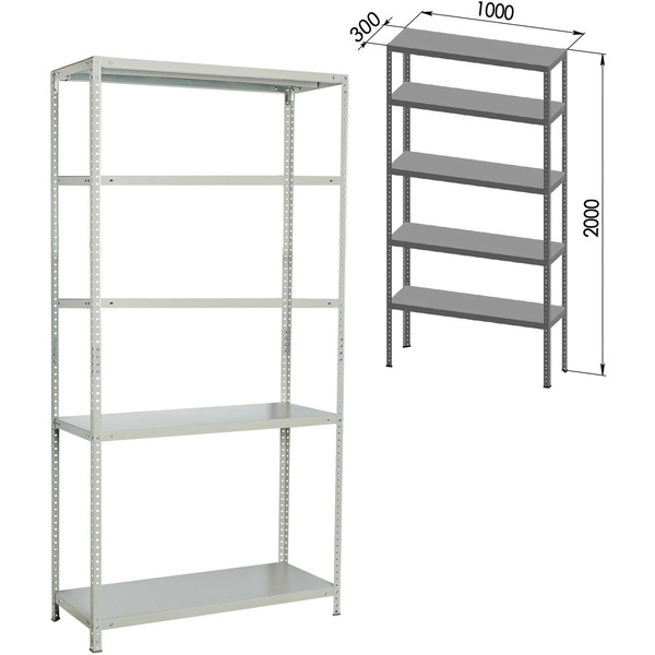 Стеллаж Brabix Ms Plus-200/30-5 291108