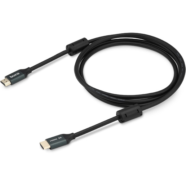 Кабель Buro BHP-HDMI-2.1-3G (ver 2.1, 3 м, черный)