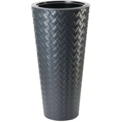 Кашпо FormPlastic Makata Slim 2830-014 (антрацит)