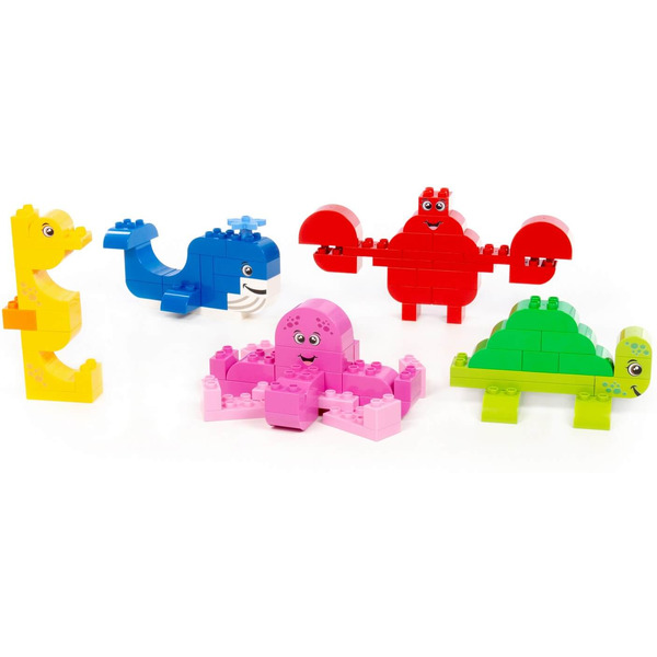 Конструктор Полесье Макси. Морские обитатели 93411