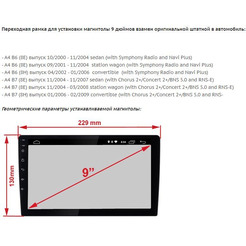 Рамка Incar RAU-FC206 (XTA AUDI A4 2002-2008)
