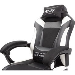 Кресло игровое Fury Avenger M+ (NFF-1710) Black-White