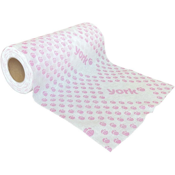 Салфетки вискозные YORK Тюльпан Премиум в рулоне 40шт. (25х40 см) 020480