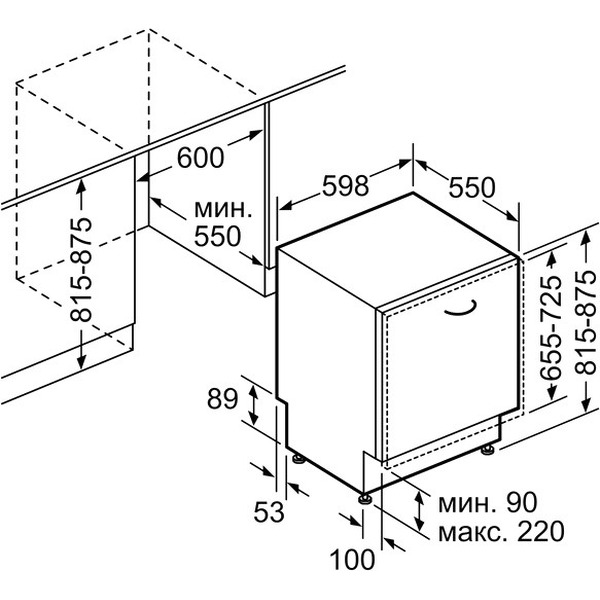 Посудомоечная машина NEFF S513I60X0R