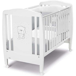 Кроватка детская CAM LETTINO ORSO, TEDDY GREY G254 (группа 0/3), Тедди серый, белый