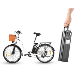 Электровелосипед DYU C6 250W (белый)