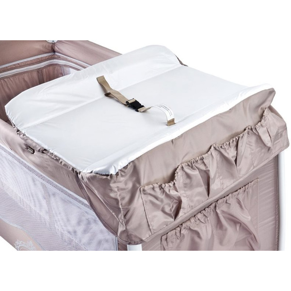 Манеж-кровать CARETERO Delux (бежевый)