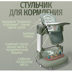Стульчик для кормления Bubago William BG 193-1 (Зеленый)