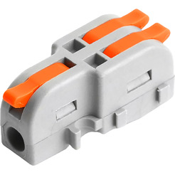 Клемма монтажная для фазных проводников Stekker LD220-102 (DIY упак 10 шт)