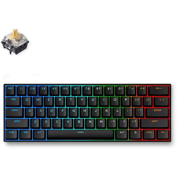 Клавиатура MCHOSE Ace 60 Pro Black (TTC Uranus Magnetic SE)