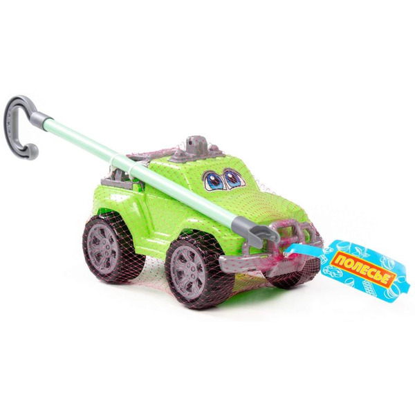 Автомобиль-каталка Полесье Дени с ручкой (зелёный) 1911