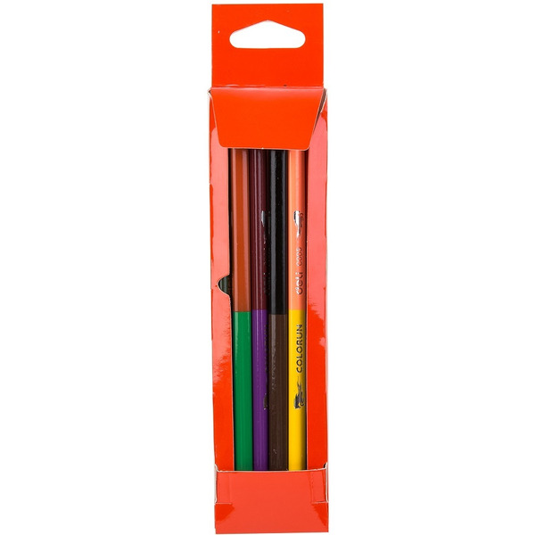 Карандаши цветные двухсторонние DELI "Color Run" C00500