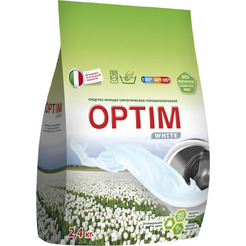 Стиральный порошок OPTIM White, 2.4 кг