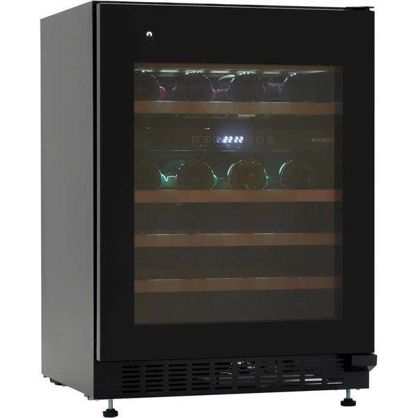 Винный шкаф Hyundai HBWC 0862 DUT (чёрный)
