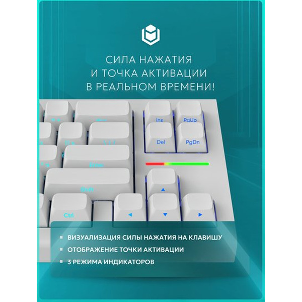 Клавиатура IO by Red Square Type 68 Magnetic g3ms Magnetite Ice io261 (белый)