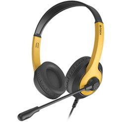 Наушники A4Tech Fstyler FH100U (черный/желтый)