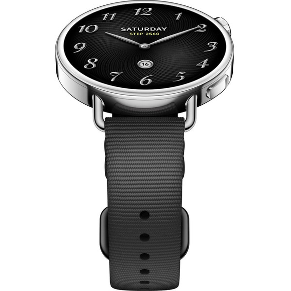 Смарт-часы Xiaomi Watch S4 41mm Fluororubber Strap Black (BHR07VRGL/M2502W1)