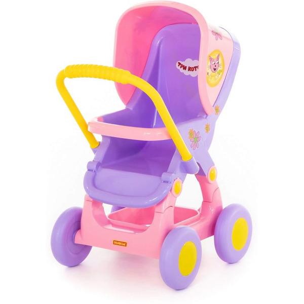 Коляска для кукол Полесье прогулочная Три кота №1 71453