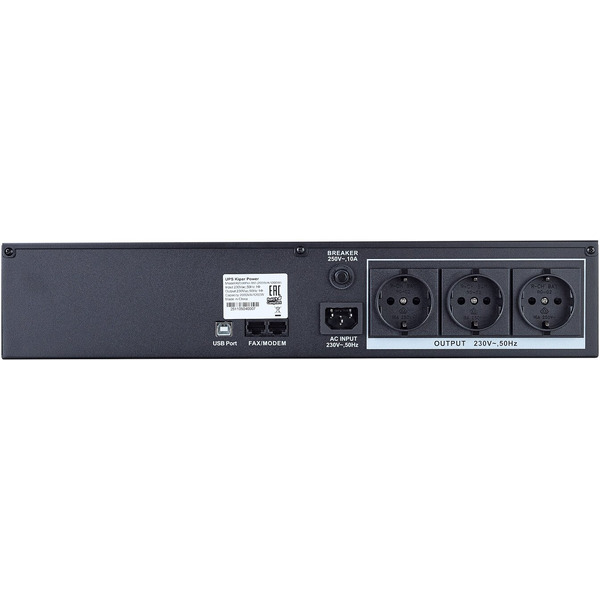 Источник бесперебойного питания Kiper Power R2000Pro RM (2000VA/1200W)