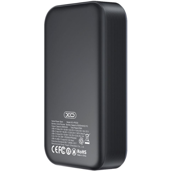 Портативное зарядное устройство XO PR232 (черный)