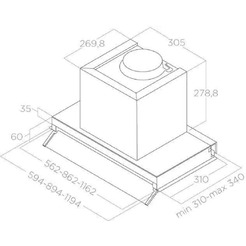 Вытяжка ELICA BOX IN IX/A/120