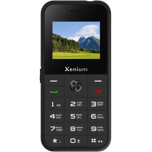 Кнопочный телефон Xenium X718 (черный)