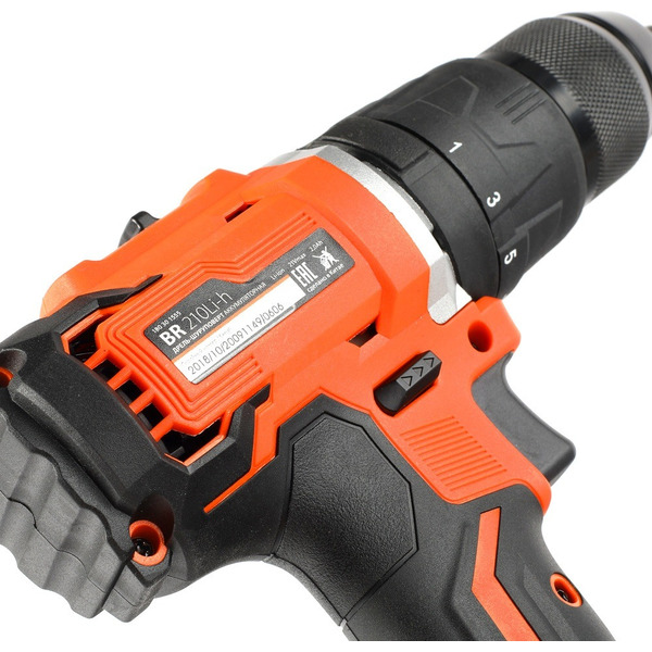 Дрель-шуруповерт Patriot BR 210UES-h 180301555 (с 2-мя АКБ, кейс)