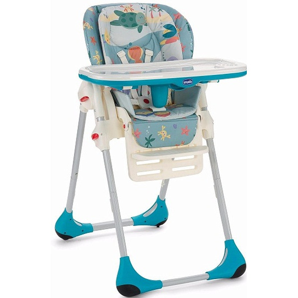 Стульчик для кормления Chicco new POLLY 2 В 1 SEA DREAMS