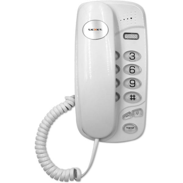 Проводной телефон TeXet TX-238 (белый)