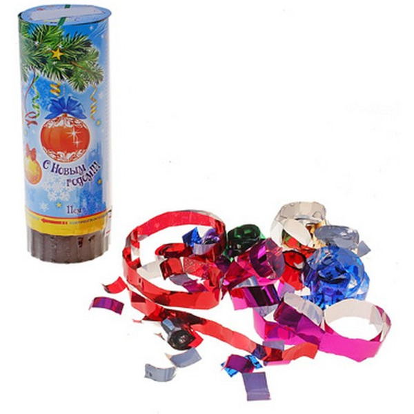 Пневмохлопушка ХАУЗВАРЕ ТРЕЙД ЭКСПОРТ Конфетти С новым годом! (10033700)