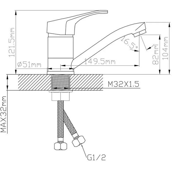Смеситель AV Engineering AVBAS4-A294-448
