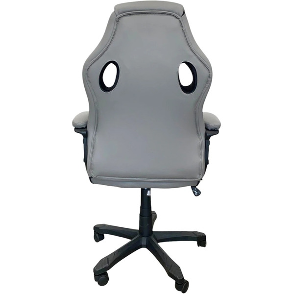 Кресло офисное SITUP Luna chrome (экокожа Grey / сетка Black)