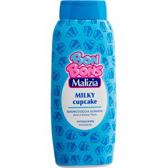 Пена для ванны и душа Malizia Milky Cupcake 500мл