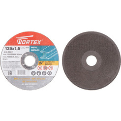 Отрезной круг WORTEX 125х1.6х22.2 (WAC125160D111)