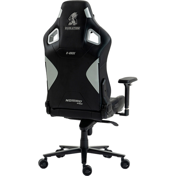 Кресло компьютерное EVOLUTION NOMAD PRO X-BASE Black-Silver