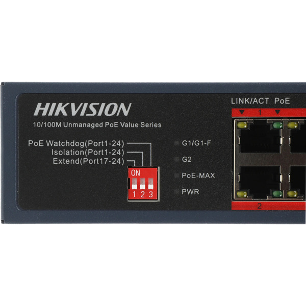 Коммутатор Hikvision DS-3E0326P-E/M(C)