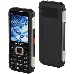 Мобильный телефон Maxvi T12 +ЗУ WC-111 (черный)