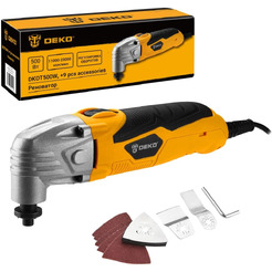 Многофункциональный инструмент DEKO DKOT500W 083-1095 + набор предметов 9 шт.