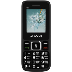Мобильный телефон Maxvi C3i (черный)