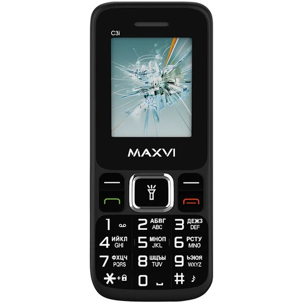 Мобильный телефон Maxvi C3i (черный)