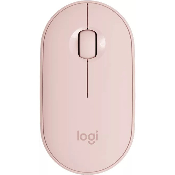 Мышь Logitech M350 Pebble (розовый)