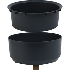 Кашпо La Decoro Грация прайм КШ-4292 (2.25л, антрацит)