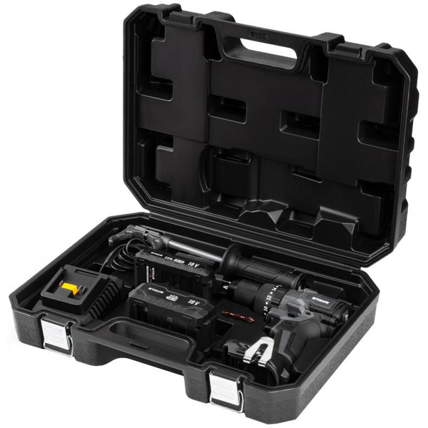 Ударная дрель-шуруповерт STAVR SHD 18BLHD-2K