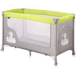 Манеж-кровать LORELLI San Remo 1 (Grey Green Elephants)