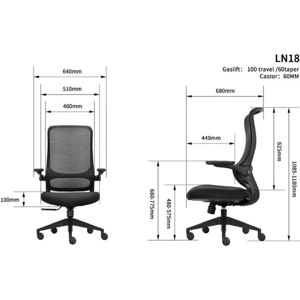 Кресло офисное Fox House Isteren LN18 (желтый)